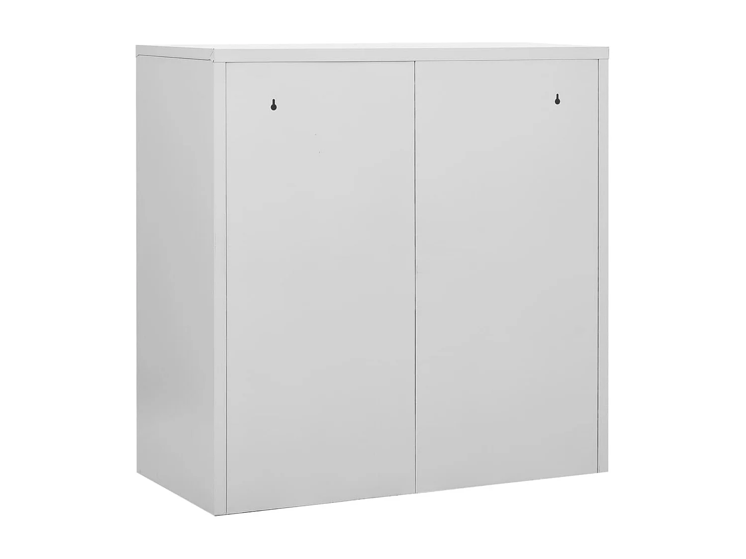 Armoire à casiers Gris clair et vert 90x45x92,5 cm Acier FR13657