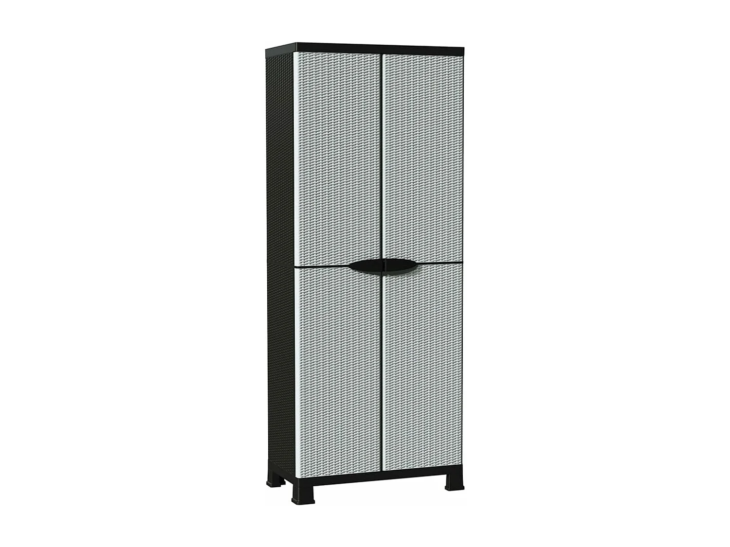 Opbergkast 68x39x171,5 cm rattan ontwerp BE231756