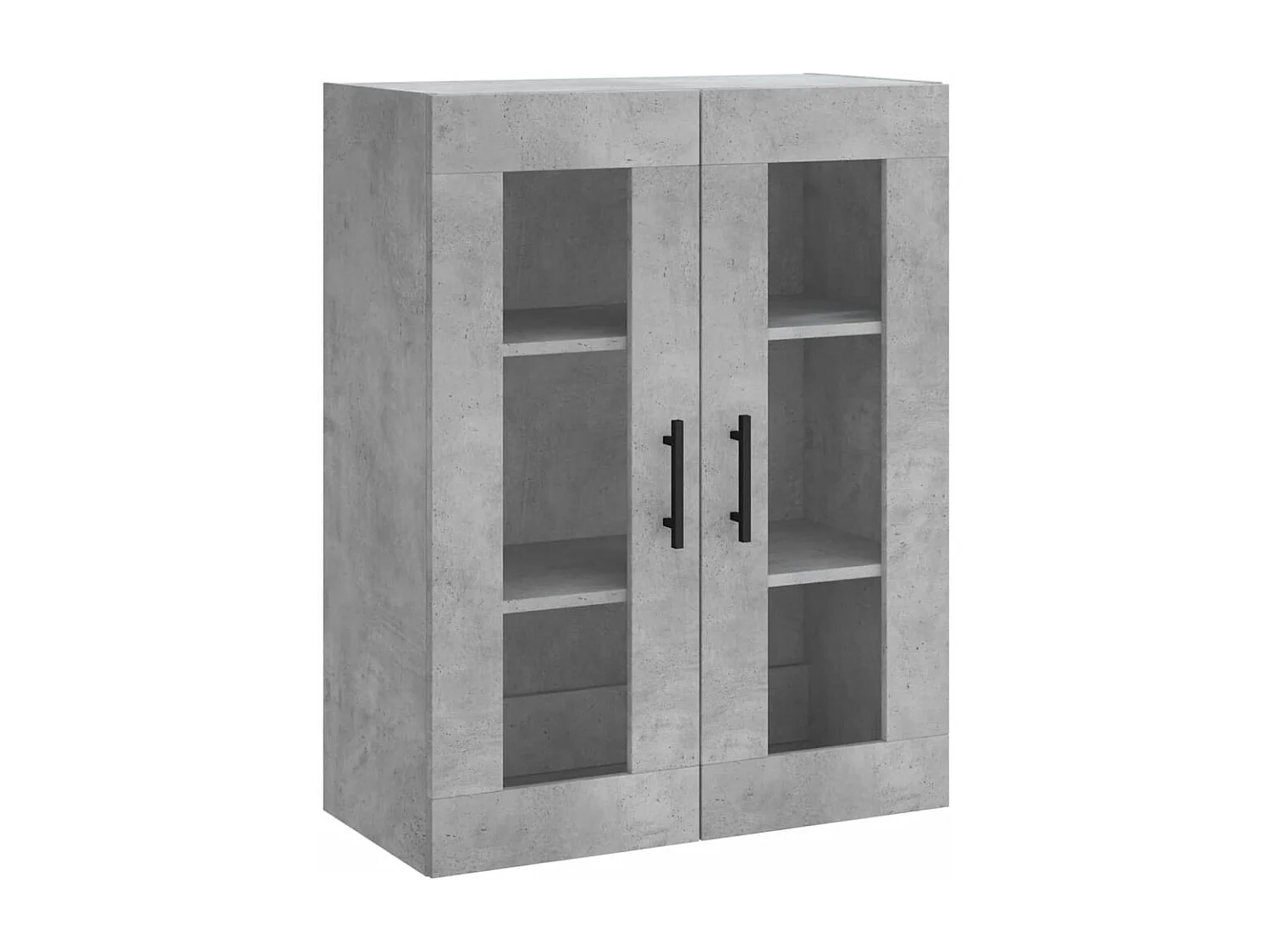 Armoire murale gris béton 69,5x34x90 cm FR96090