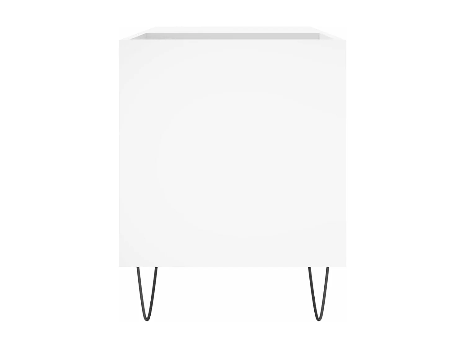 Mueble para discos madera de ingeniería blanco 85x38x48 cm ES500878