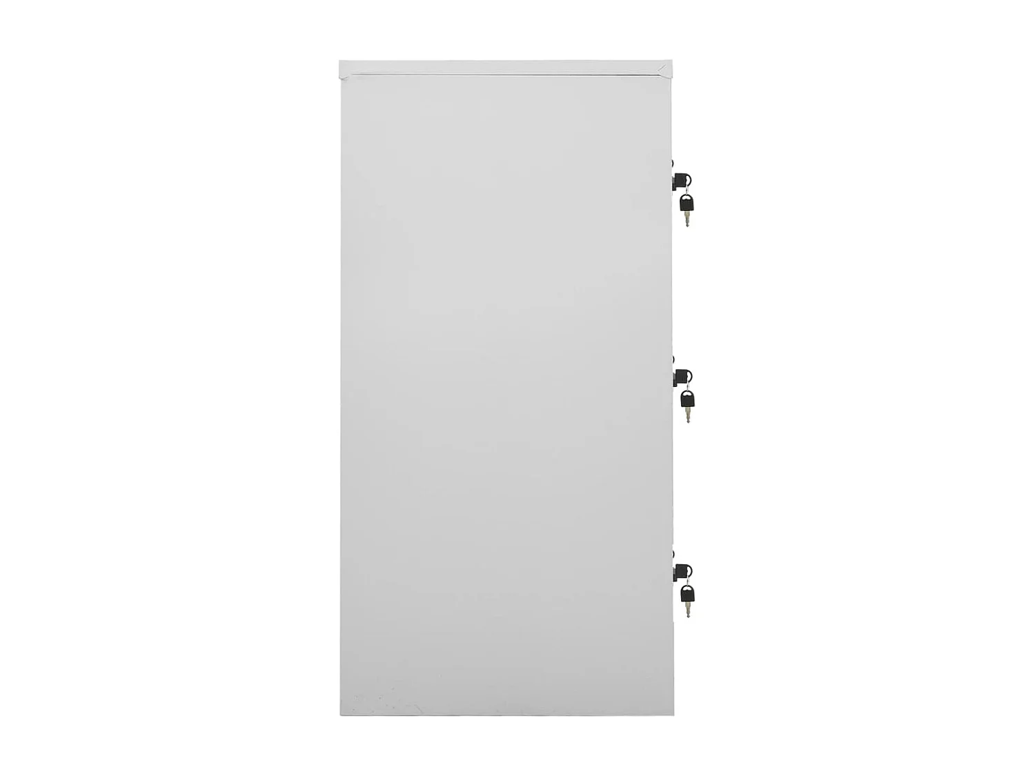 Armoire à casiers Gris clair 90x45x92,5 cm Acier FR24962