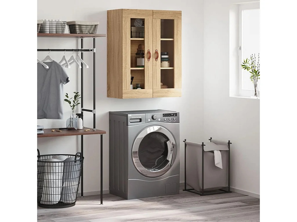 Armoire murale chêne sonoma 69,5x34x90 cm FR64104