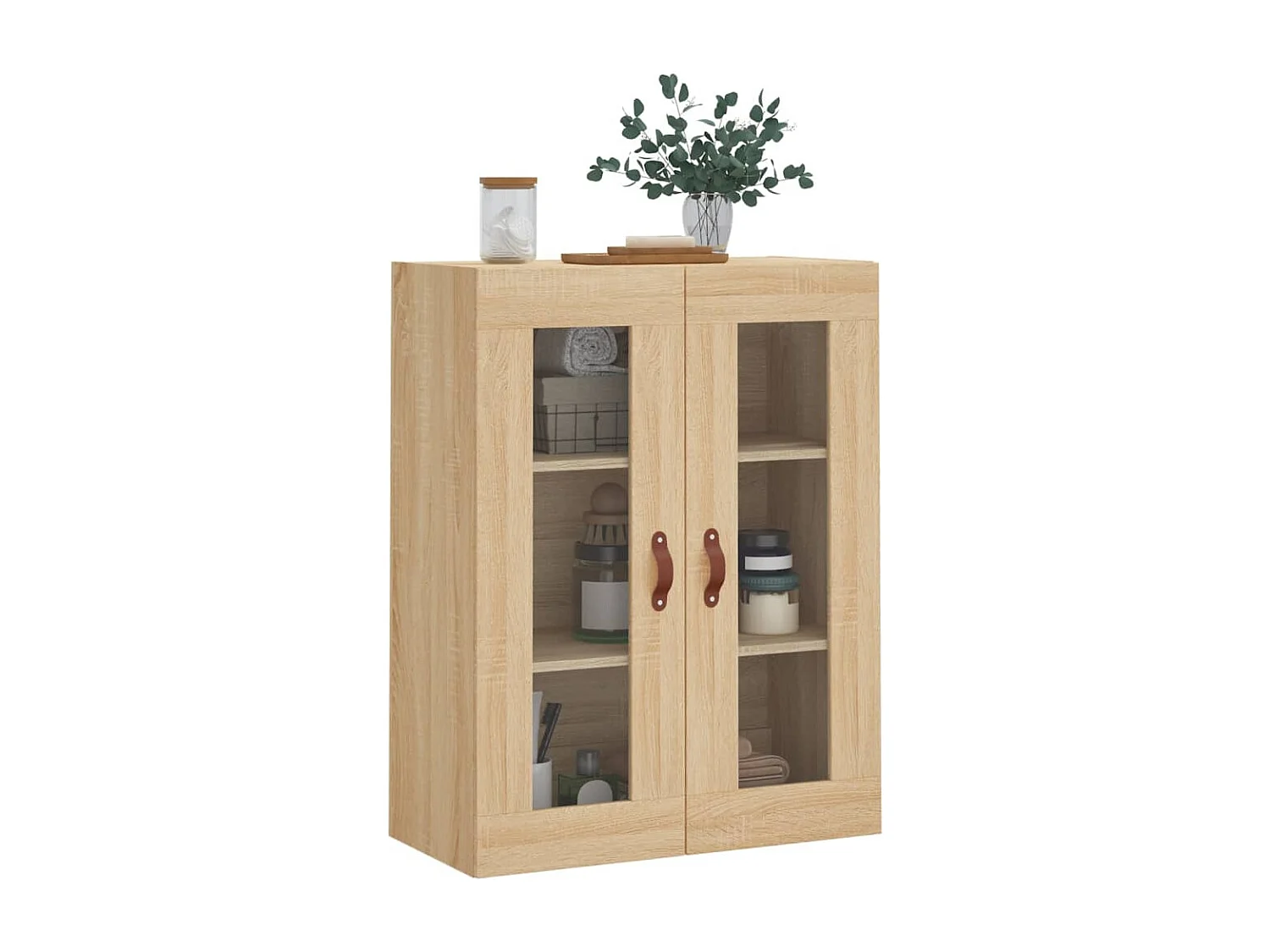 Armoire murale chêne sonoma 69,5x34x90 cm FR64104