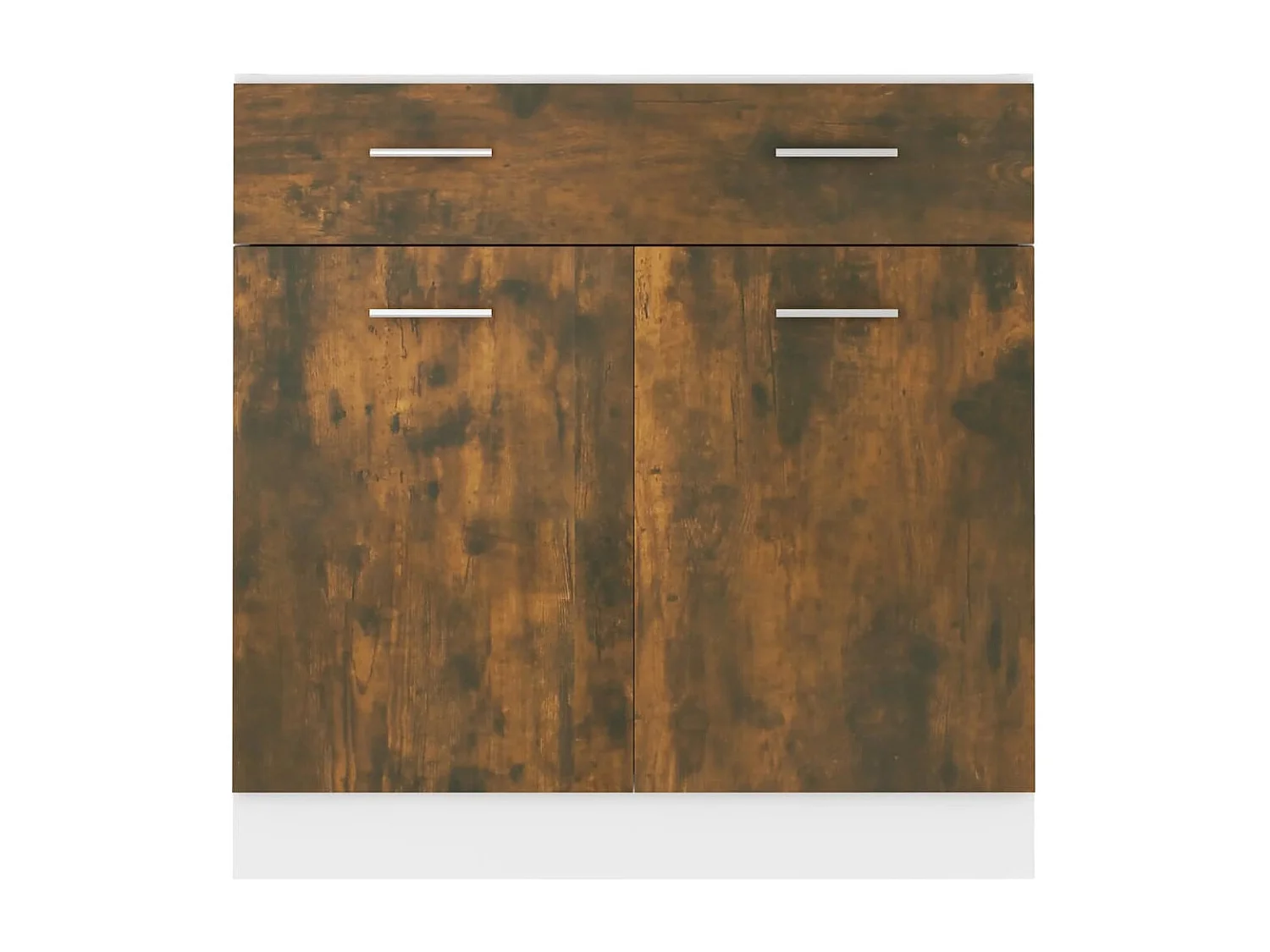 Armario inferior contrachapado roble ahumado 80x46x81,5cm ES387758