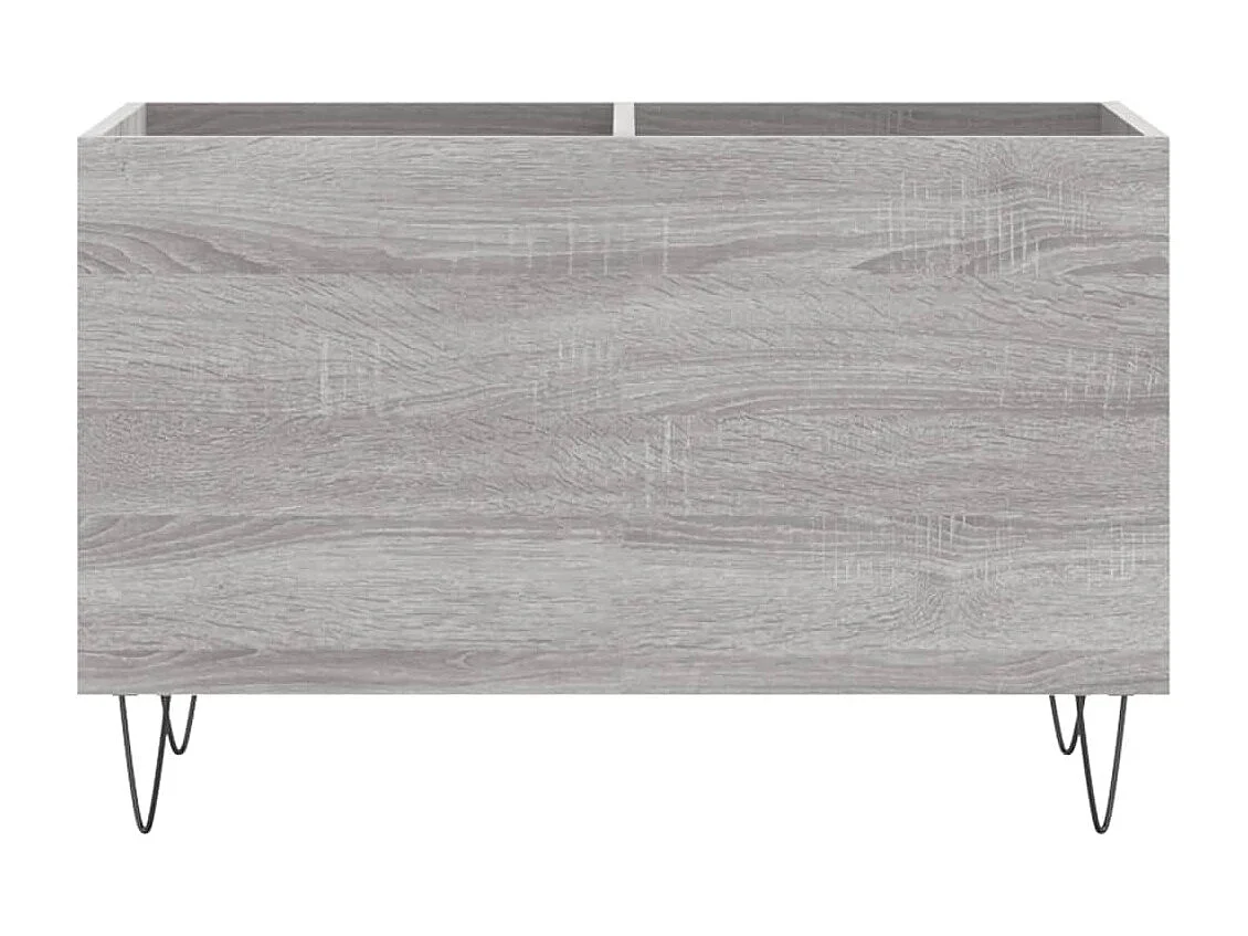 Armoire à disques sonoma gris 74,5x38x48 cm bois d'ingénierie FR61800