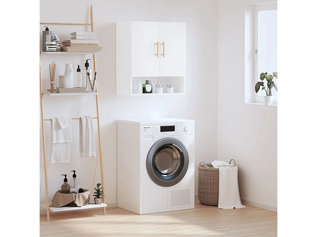 Armoire murale blanc 60x31x70 cm bois d'ingénierie FR81403