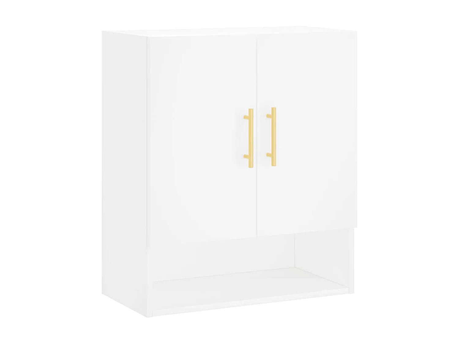 Armoire murale blanc 60x31x70 cm bois d'ingénierie FR81403