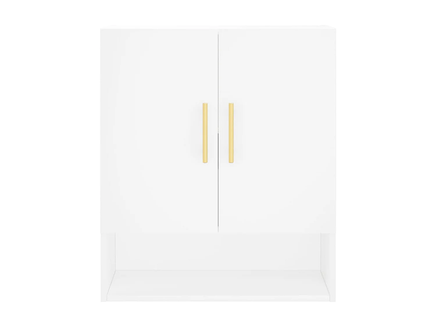 Armoire murale blanc 60x31x70 cm bois d'ingénierie FR81403