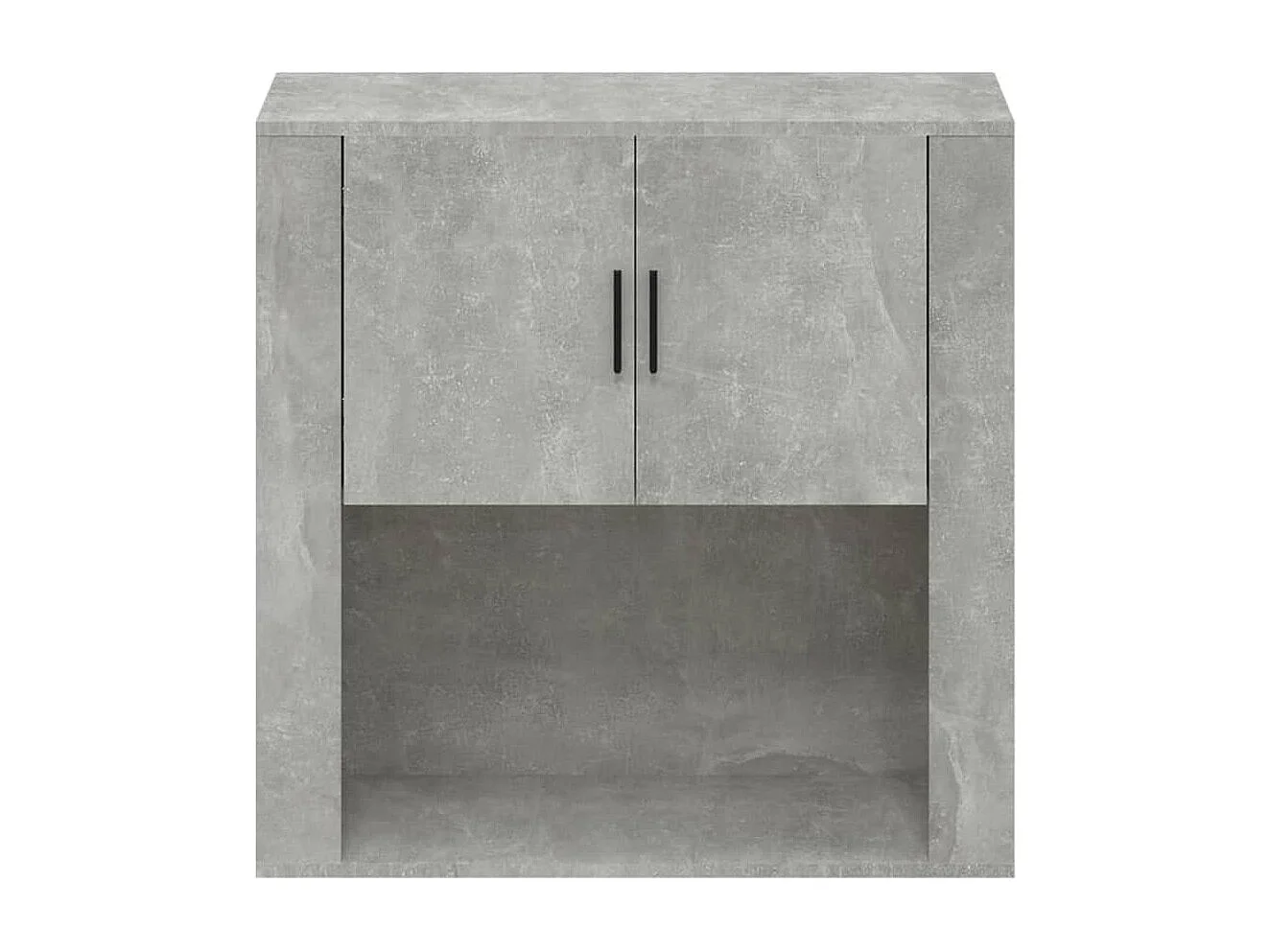 Armoire murale Gris béton 80x33x80 cm Bois d'ingénierie FR83065