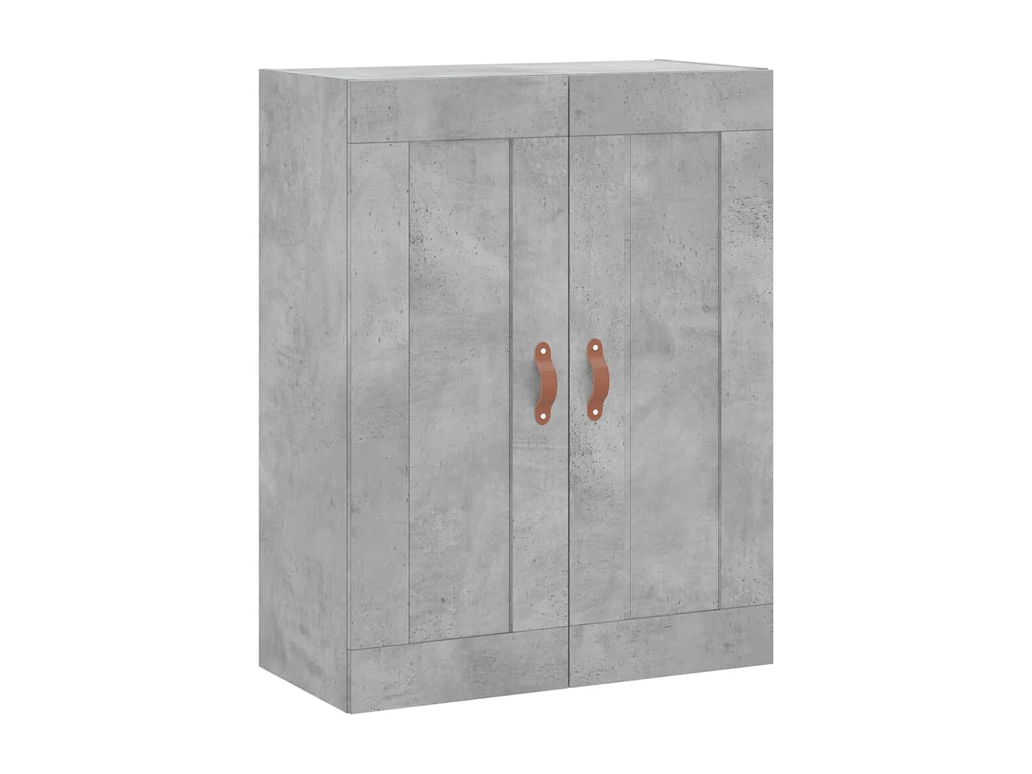 Armoire murale gris béton 69,5x34x90 cm bois d'ingénierie FR38284