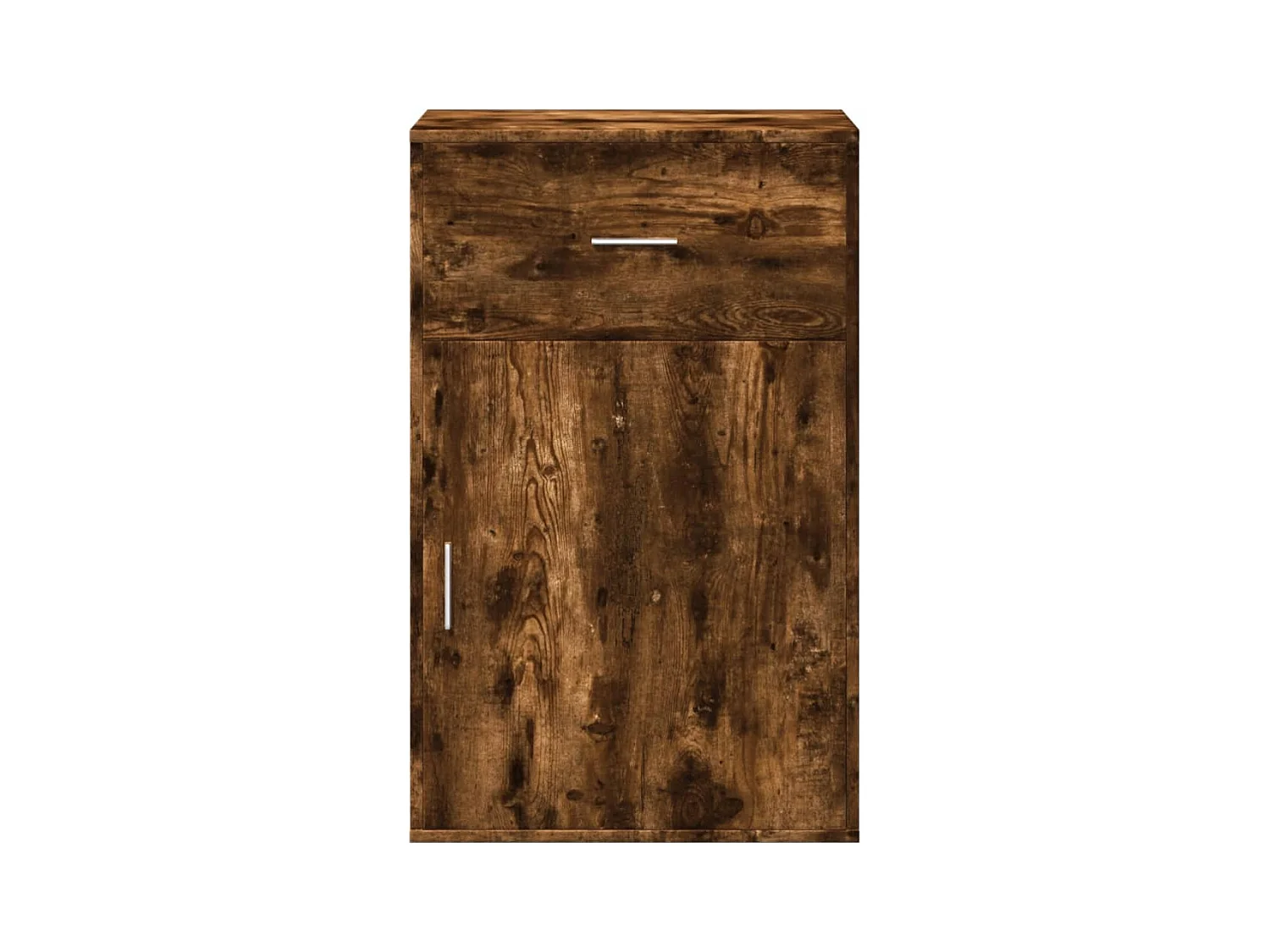 Armario almacenaje madera ingeniería roble ahumado 56,5x39x90cm ES946990