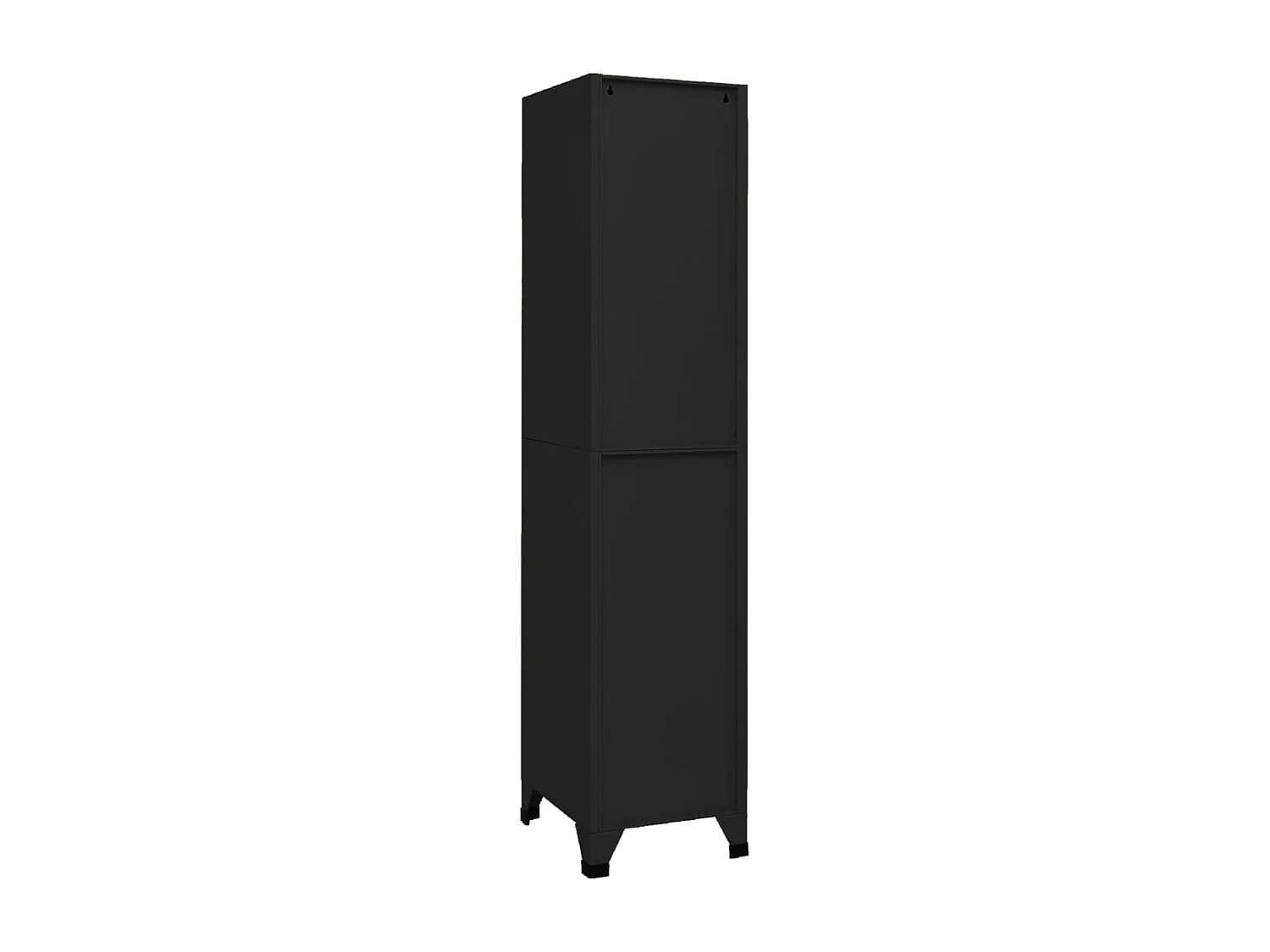 Armoire à casiers Noir 38x45x180 cm Acier FR49580