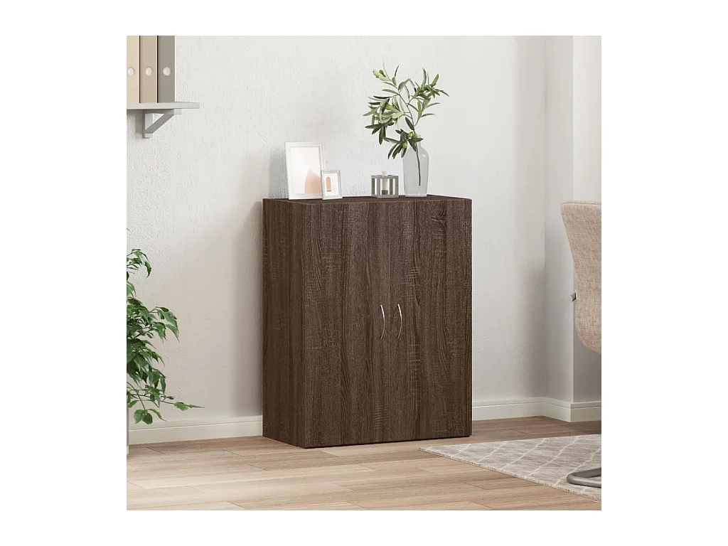 Archiefkast 60x32x77,5 cm bewerkt hout sonoma eiken BE507534