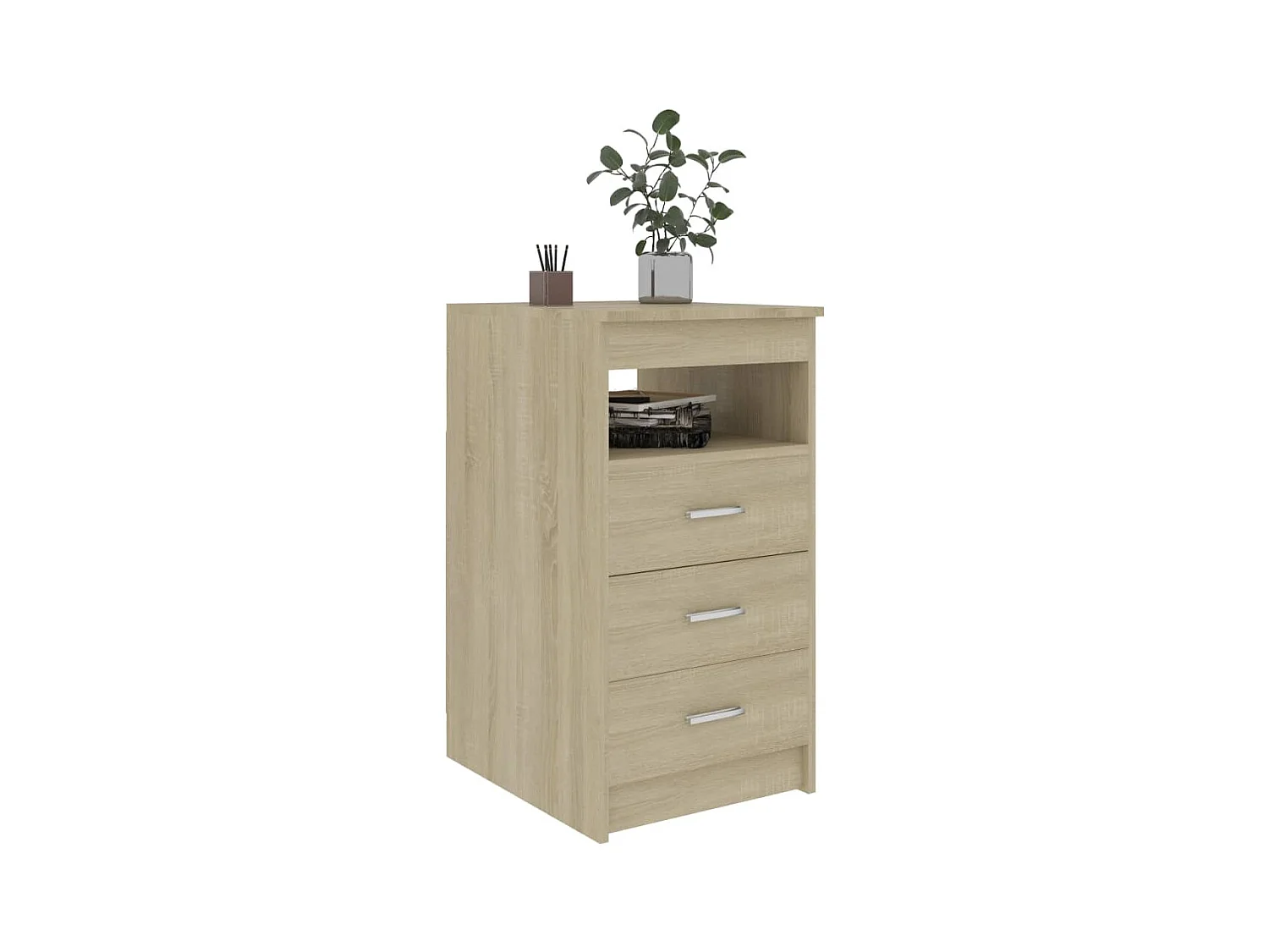 Armoire à tiroirs Chêne sonoma 40x50x76 cm Bois d'ingénierie FR11968