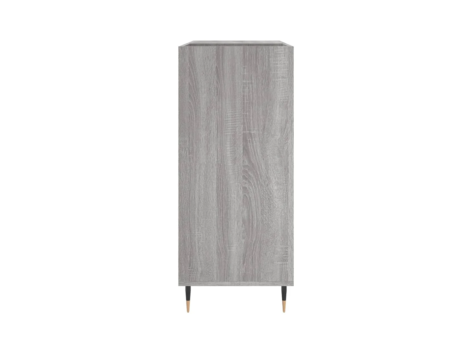Mueble discos madera contrachapada gris Sonoma 84,5x38x89 cm ES868722