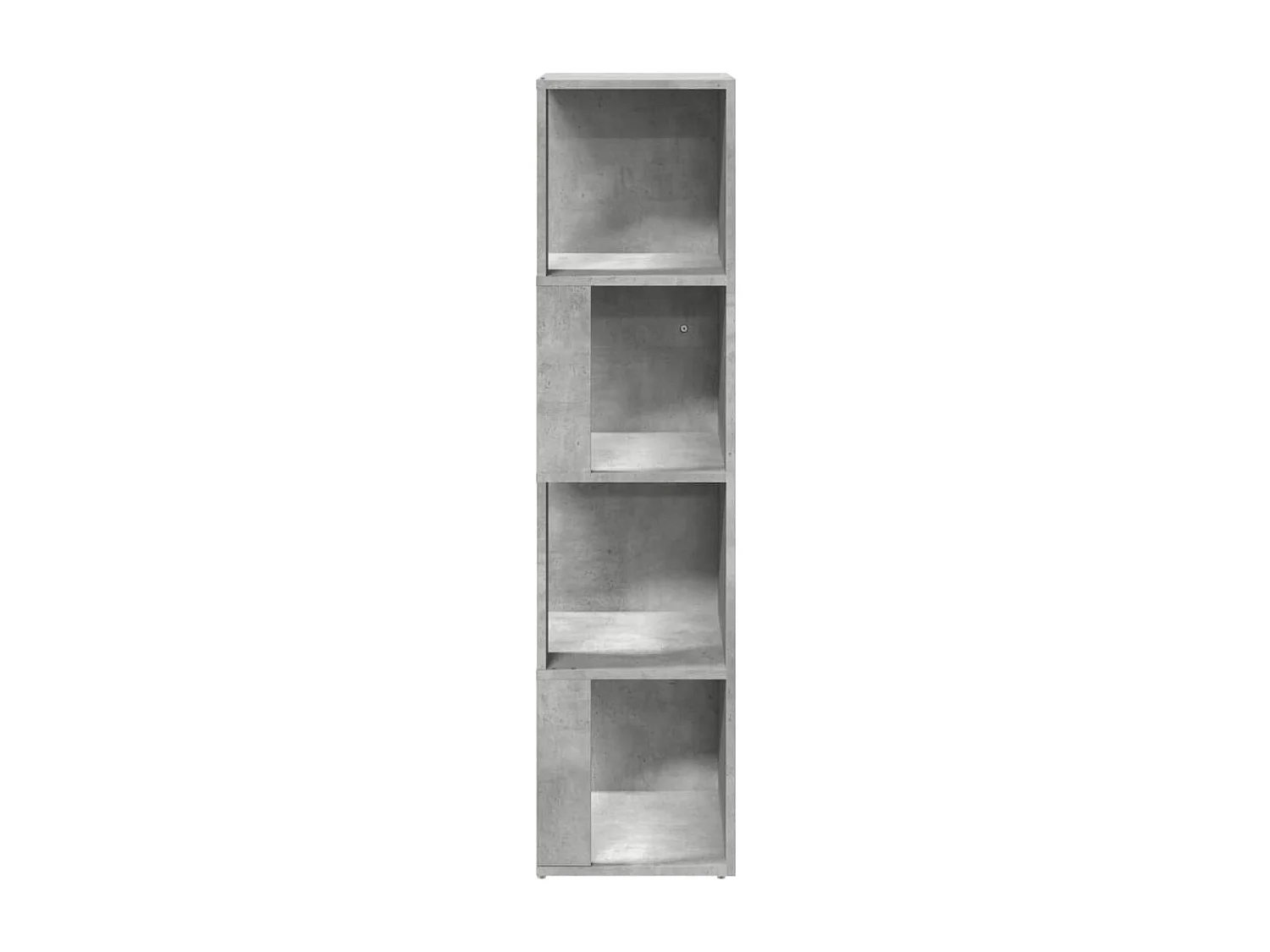 Armoire d'angle Gris béton 33x33x132 cm Bois d’ingénierie FR26424