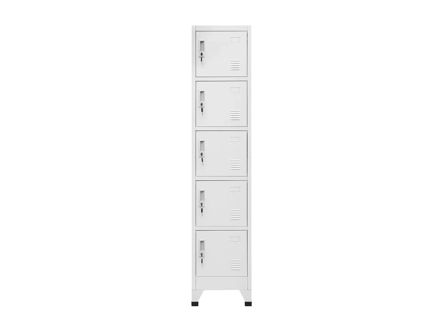 Armoire à casiers Blanc 38x40x180 cm Acier FR40549