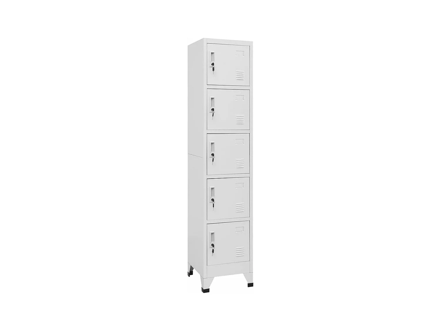 Armoire à casiers Blanc 38x40x180 cm Acier FR40549