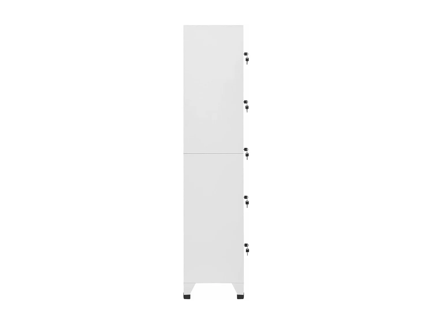 Armoire à casiers Blanc 38x40x180 cm Acier FR40549