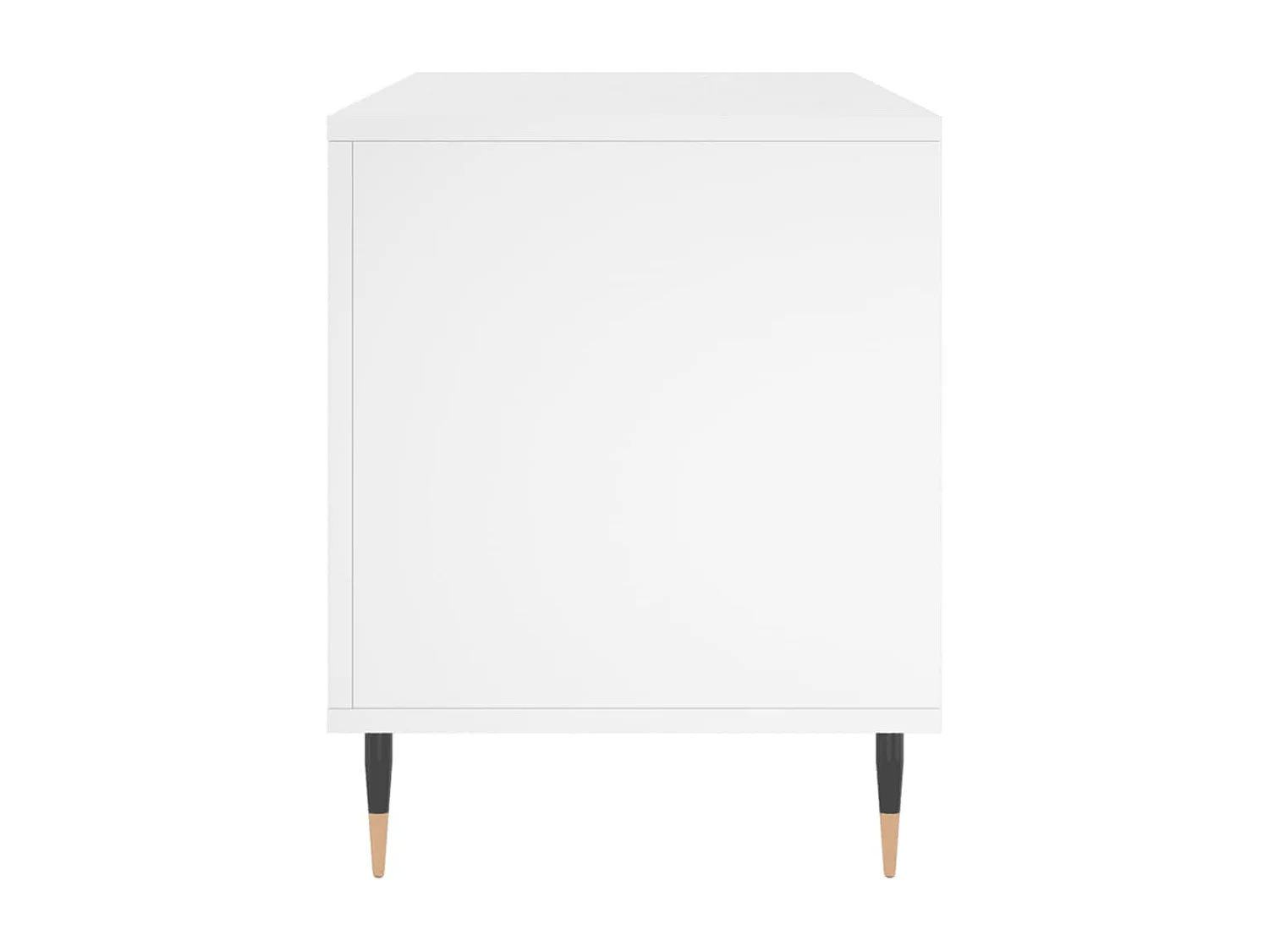 Armoire à disques blanc 100x38x48 cm bois d'ingénierie FR47204