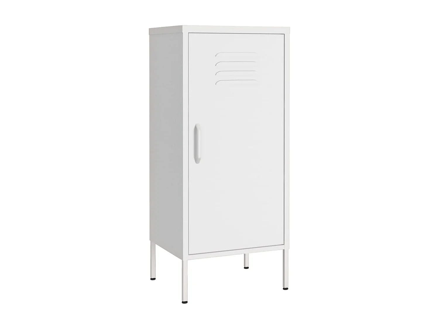 Armoire de rangement Blanc 42,5x35x101,5 cm Acier FR67273