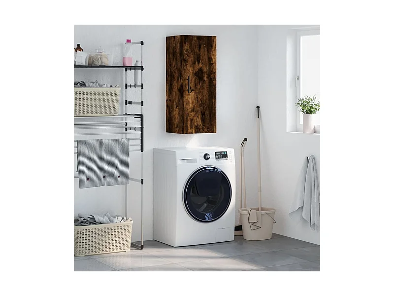 Armário de parede 34,5x34x90 cm carvalho fumado PT838677