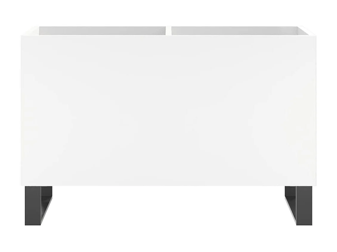 Mueble para discos madera contrachapada blanco 74,5x38x48 cm ES184387