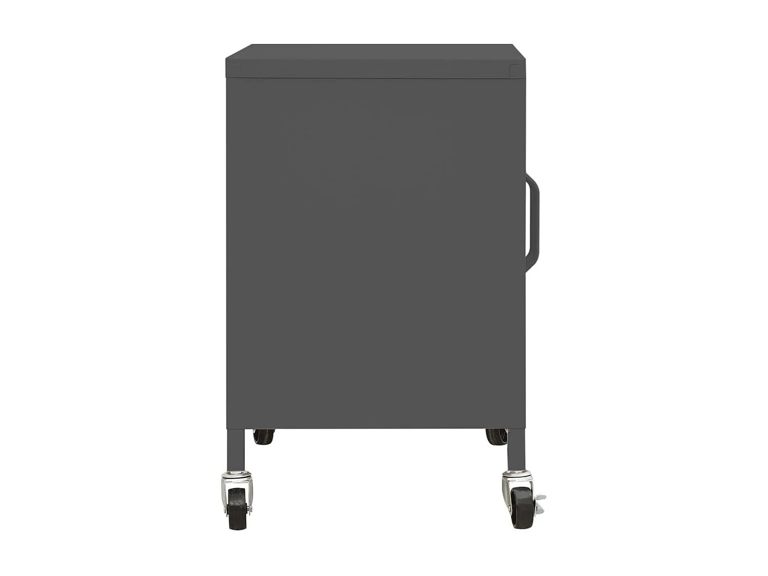 Armario de almacenamiento acero gris antracita 60x35x56 cm ES524115