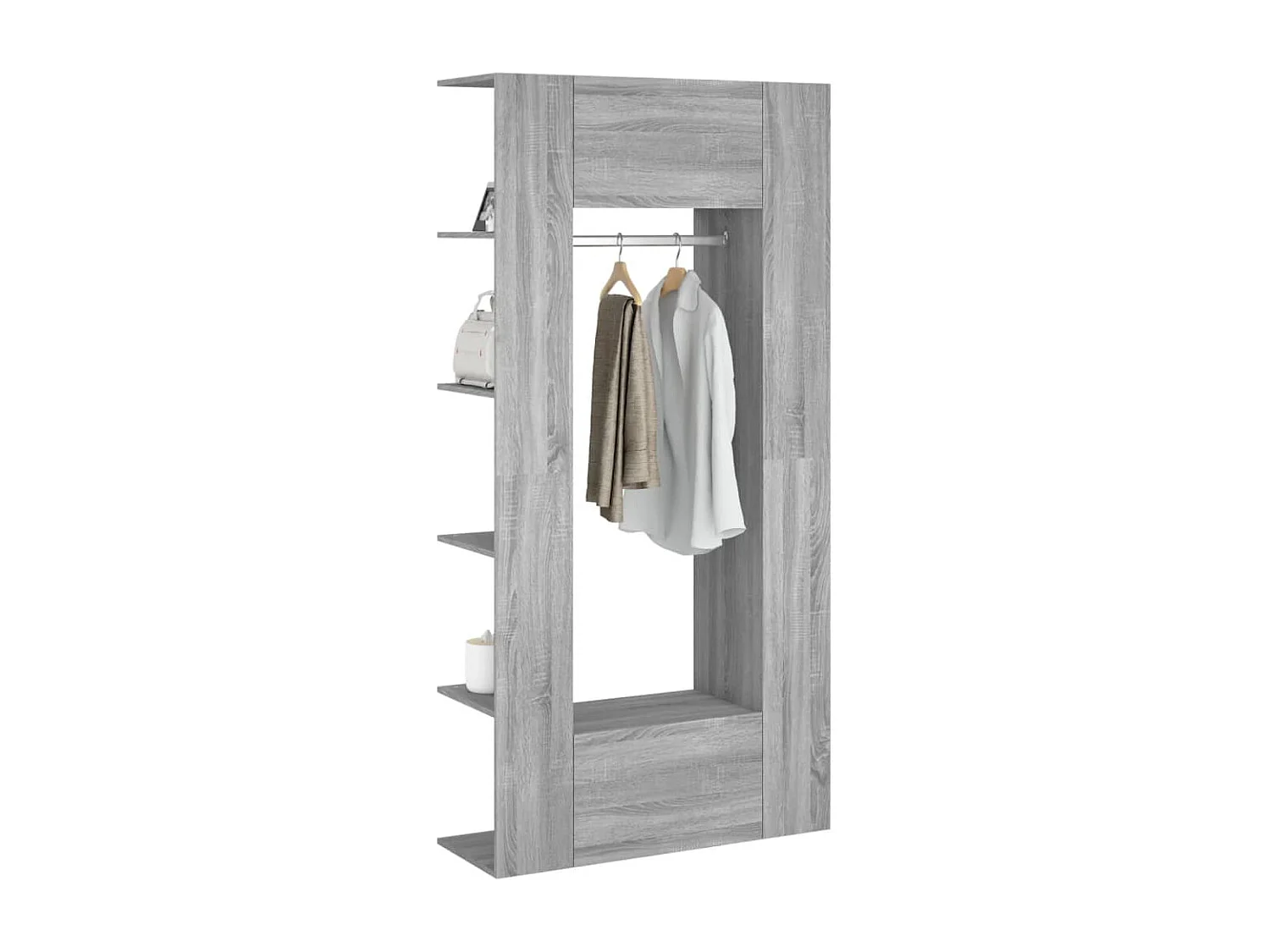 Armoires de couloir 2 pcs sonoma gris Bois d'ingénierie FR47354