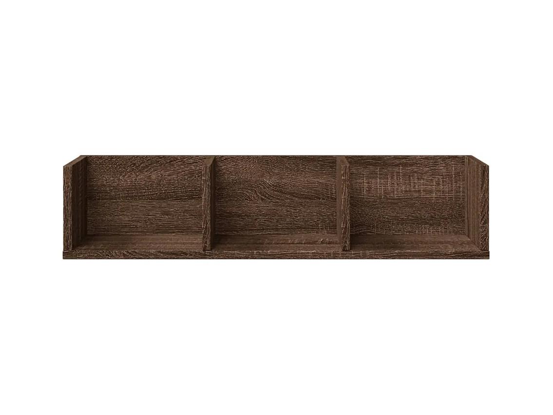 Muebles de pared 2 unidades madera de ingeniería marrón roble ES721110