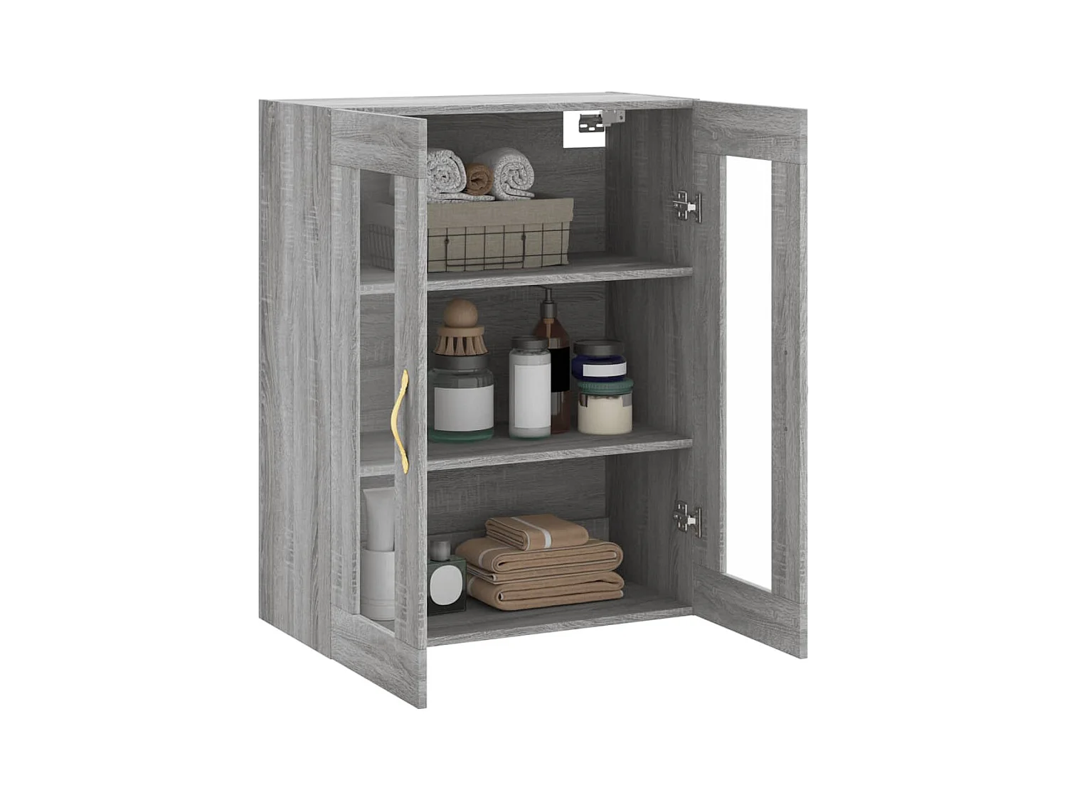 Armoire murale sonoma gris 69,5x34x90 cm FR82153
