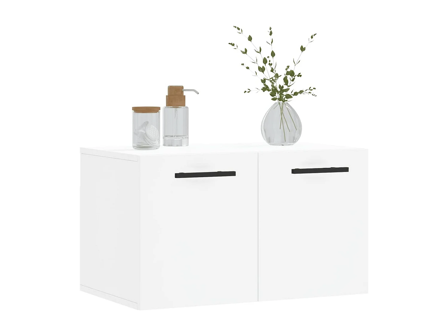 Armoire murale Blanc 60x36,5x35 cm Bois d'ingénierie FR93508