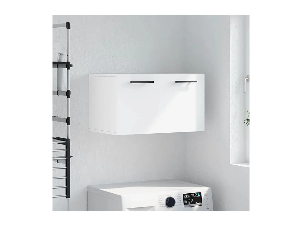 Armoire murale Blanc 60x36,5x35 cm Bois d'ingénierie FR93508