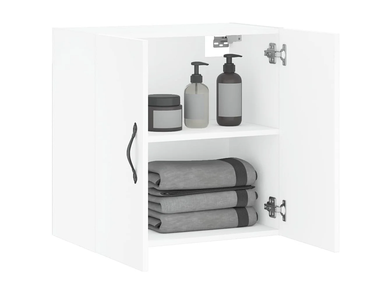 Armoire murale blanc 60x31x60 cm bois d'ingénierie FR70426