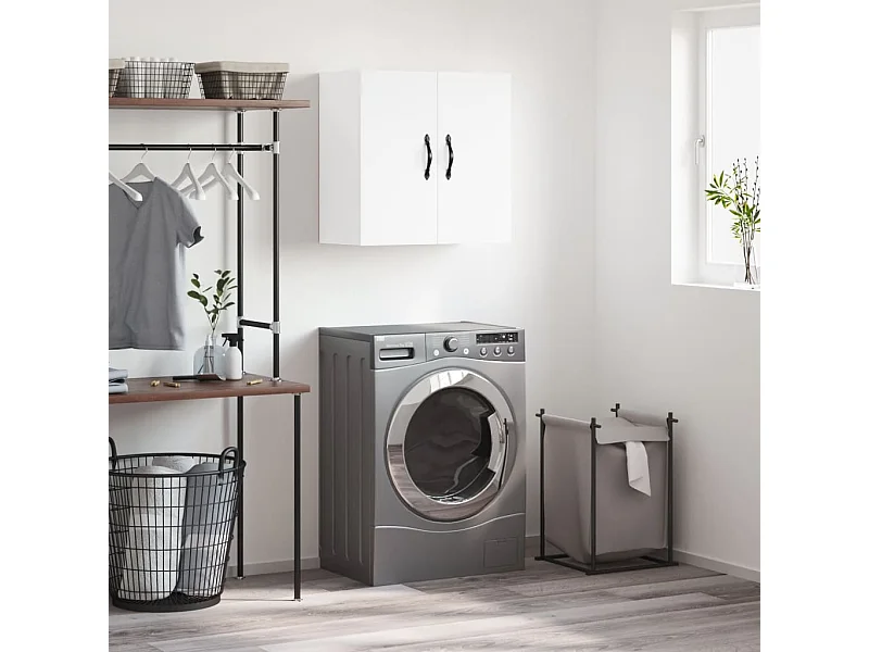 Armoire murale blanc 60x31x60 cm bois d'ingénierie FR70426