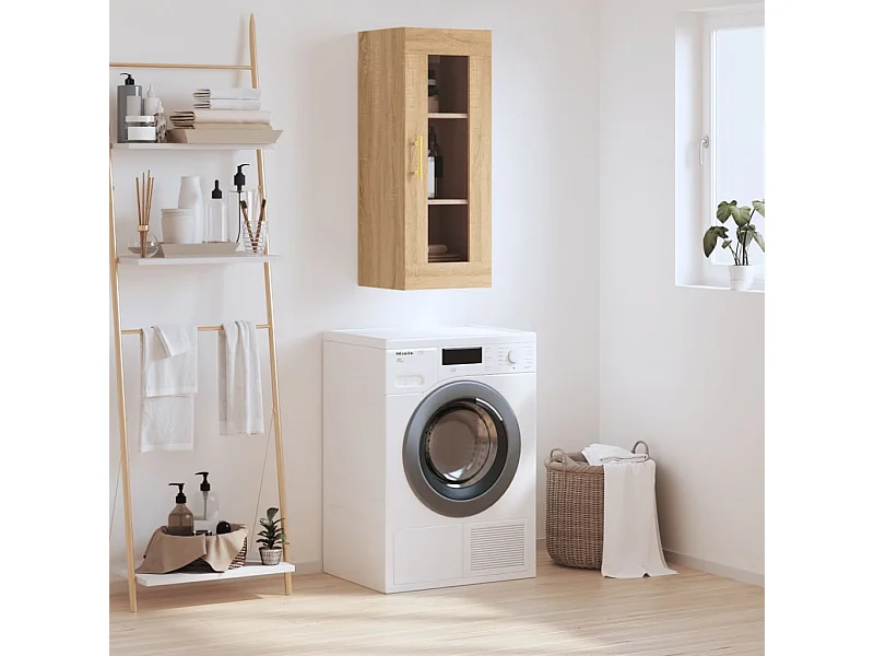 Armoire murale chêne sonoma 34,5x34x90 cm FR97414