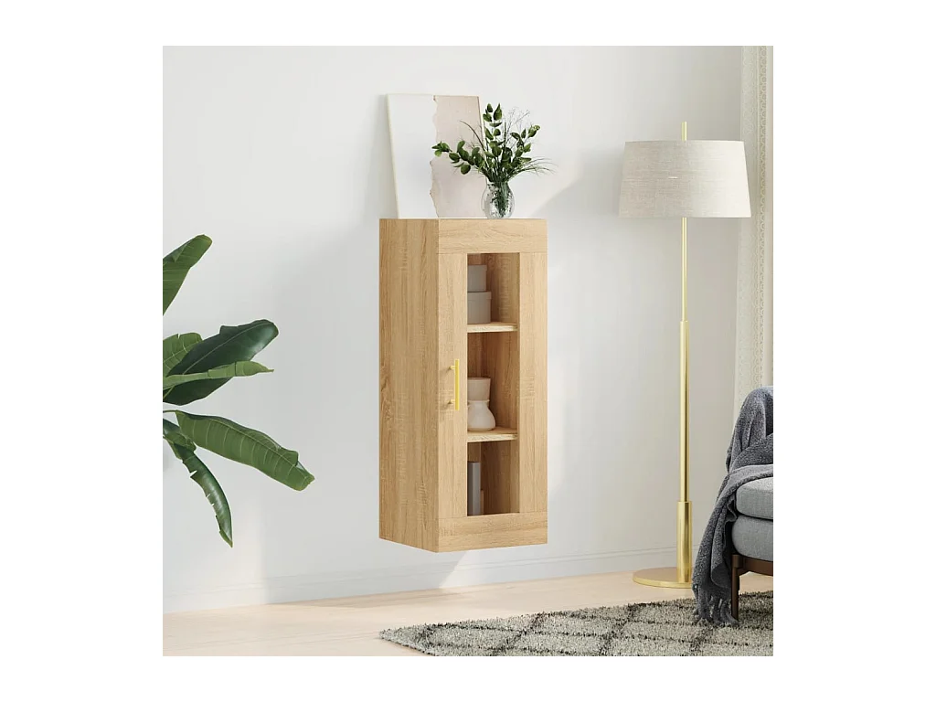 Armoire murale chêne sonoma 34,5x34x90 cm FR97414