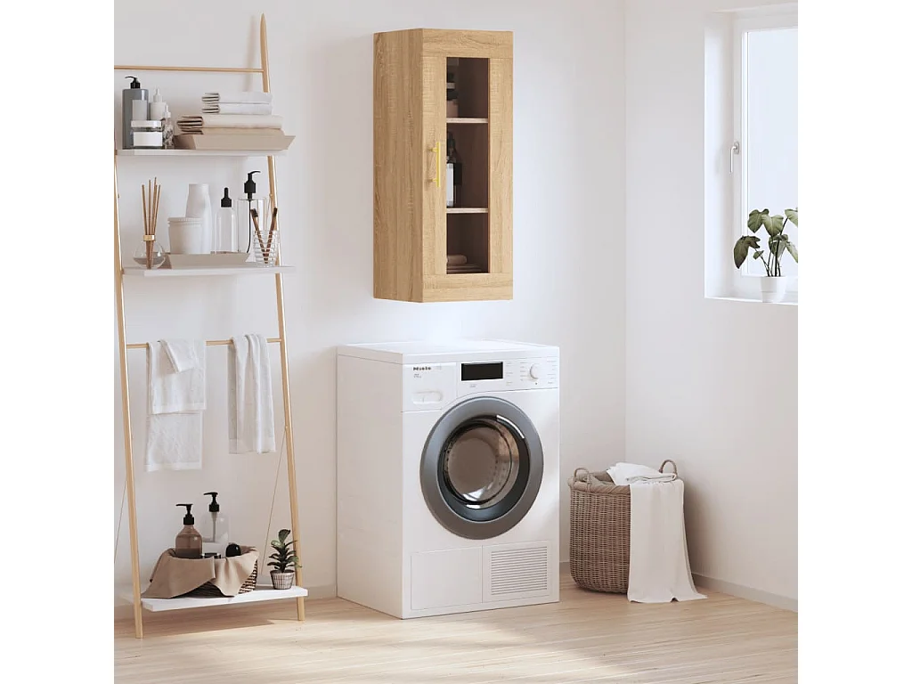 Hangkast 34,5x34x90 cm sonoma eikenkleurig BE706300