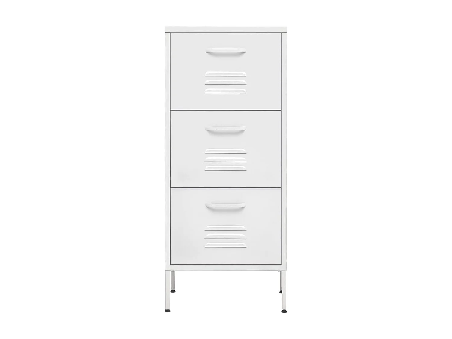 Armoire de rangement Blanc 42,5x35x101,5 cm Acier FR68278