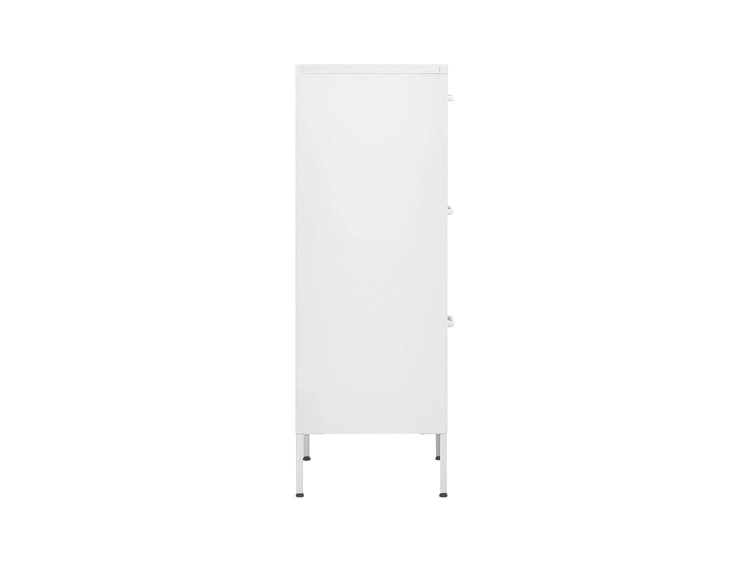 Armario de almacenamiento acero blanco 42,5x35x101,5 cm ES193616