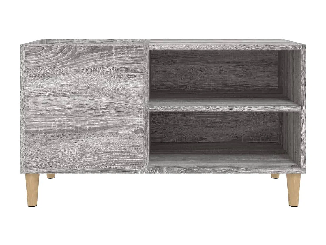 Armoire à disques sonoma gris 84,5x38x48 cm bois d'ingénierie FR16199