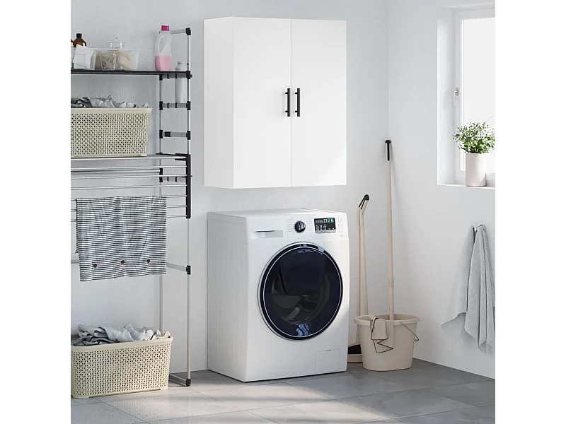 Armoire murale blanc 69,5x34x90 cm FR14445