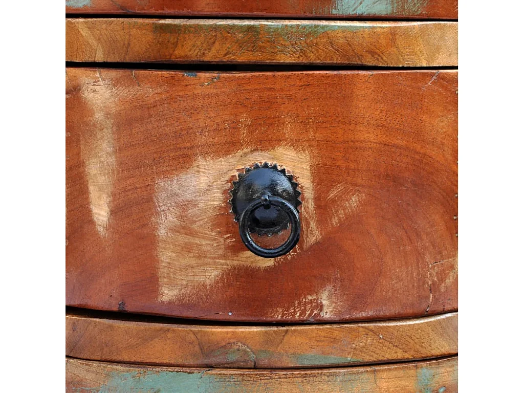 Armoire avec 3 tiroirs Bois de récupération massif FR81800