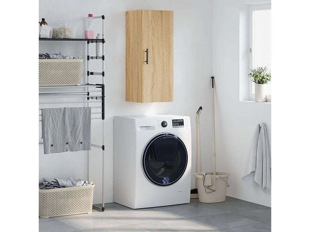 Armoire murale chêne sonoma 34,5x34x90 cm FR77201