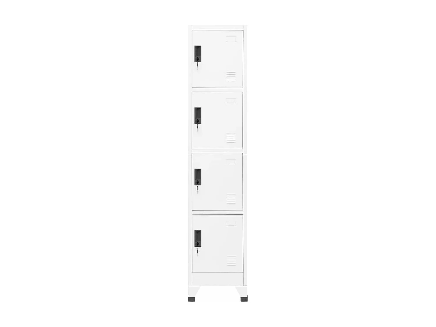 Armoire à casiers Blanc 38x45x180 cm Acier FR37989