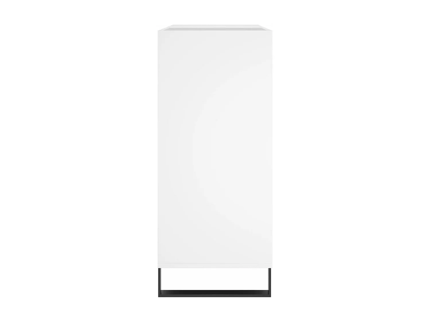 Armoire à disques blanc 84,5x38x89 cm bois d'ingénierie FR33489