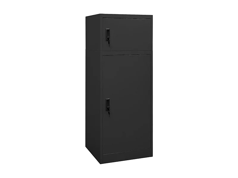 Armoire à selles Anthracite 53x53x140 cm Acier FR92511