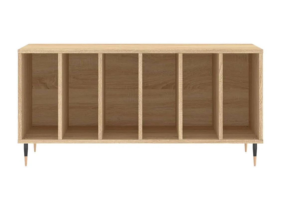 Armoire à disques chêne sonoma 100x38x48 cm bois d'ingénierie FR20172