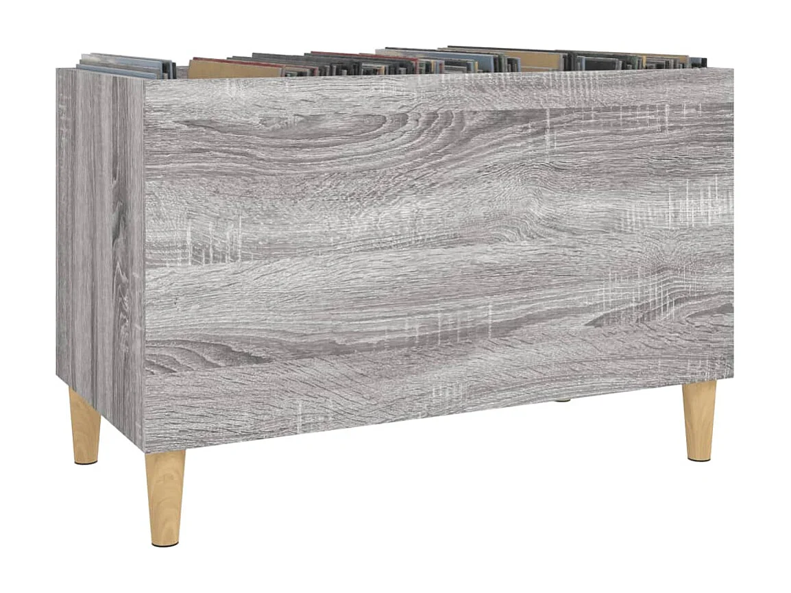 Armário p/ discos 74,5x38x48 derivados madeira cinzento sonoma PT946134