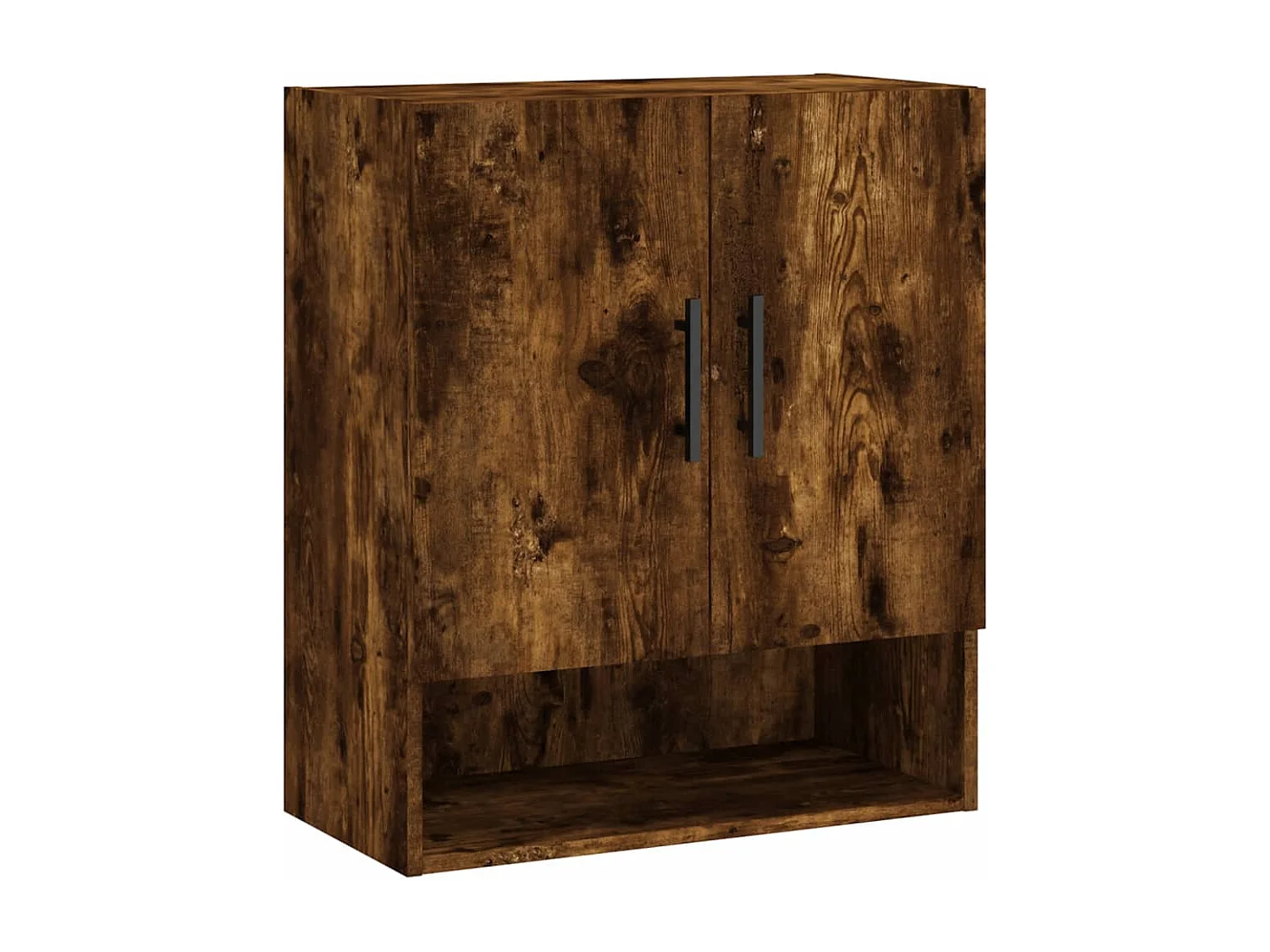 Armoire murale chêne fumé 60x31x70 cm bois d'ingénierie FR58797
